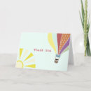 Search for balloon thank you cards Hot air balloon