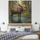 Search for moose canvas prints Deer