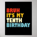 Search for 10 year old birthday posters Funny