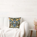 Search for vintage bird cushions William morris