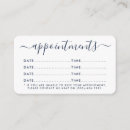 Search for professional appointment cards Elegant
