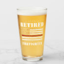 Search for retirement beer glasses Firefighter