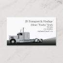 Search for haulage business cards Transportation