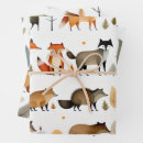 Search for winter forest animal wrapping paper Watercolor