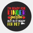Search for first day of kindergarten stickers Education