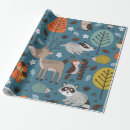 Search for forest animals wrapping paper Seamless