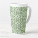 Search for green white pattern mugs Seamless