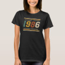 Search for vintage 1986 tshirts Birthday