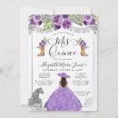 Search for purple silver quinceanera invitations Quinceañera