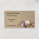 Search for sea shell business cards Travel