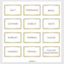 Search for spice jar labels Pantry