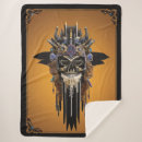 Search for gothic blankets Skull