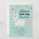 Search for llama thank you cards Alpaca