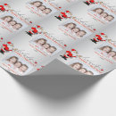 Search for red and silver wrapping paper Santa