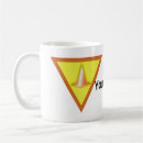 Search for traffic sign mugs Yellow