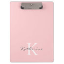 Search for stylish clipboards Blush pink