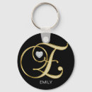 Search for letter e key rings Initial