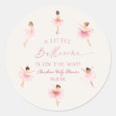 Search for pink ballerina baby shower girl stickers A little ballerina