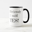Search for i said yes mugs Engaged