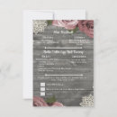 Search for menu for wedding enclosure cards Reception