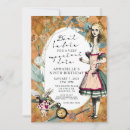 Search for alice in wonderland bridal invitations Vintage