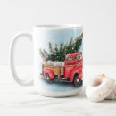 Search for vintage red truck mugs Farmhouse