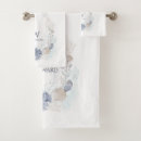 Search for seashells bath towels Watercolor
