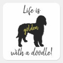 Search for golden doodle dog stickers Labradoodle
