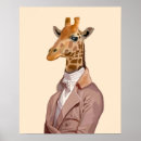 Search for animals in suits art Antique