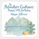 Search for green mountains stickers Adventure