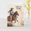 Search for horseback cards Western