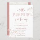 Search for pink pumpkin baby shower invitations Is on the way