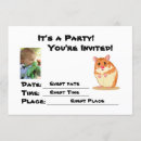 Search for cute hamster invitations Hammy