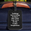 Search for quote luggage tags Black and white