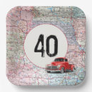Search for red truck paper plates Birthday