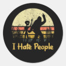 Search for funny people stickers Camping