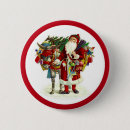 Search for vintage santa claus badges Xmas