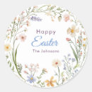 Search for happy easter wreath stickers Watercolor