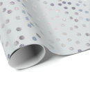 Search for silver polka dot wrapping paper Modern
