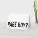 Search for page boy invitations Will you be my