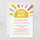 Search for here comes the sun baby boy shower invitations Summer