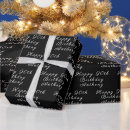 Search for old man wrapping paper Black and white