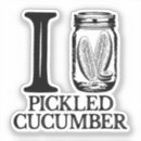Search for jar of pickles stickers Vegetable