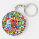 Search for globe key rings Flags