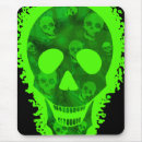 Search for skull green mouse mats Scary