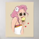 Search for ice cream posters Girl