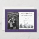 Search for purple tree christmas cards Family photo