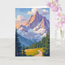 Search for mountain paintings cards Nature