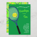 Search for tennis ball invitations Kids