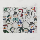 Search for snowman painting postcards Winter